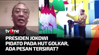 Download lagu 'Tidak Sembrono' Presiden Jokowi Titip Pesan ke Golkar | AKIM tvOne