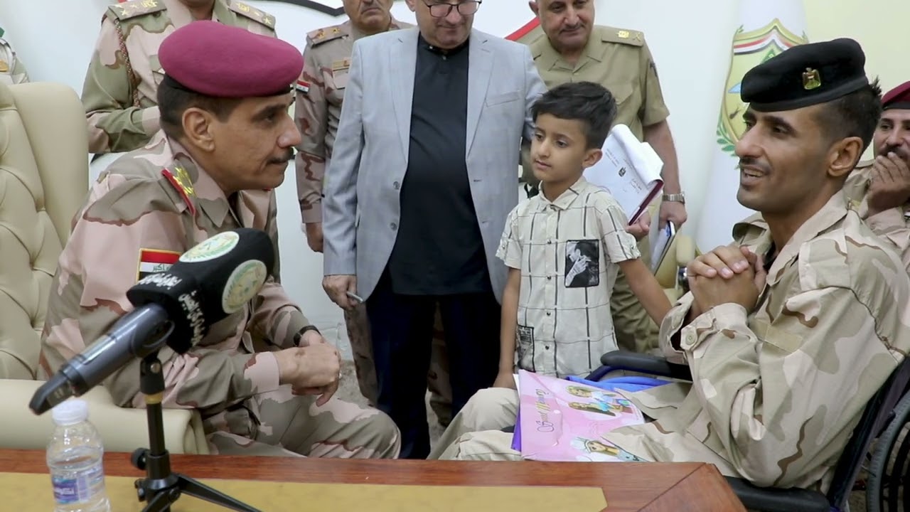 جريح يطلب من رئيس اركان الجيش إعطاء الرتبة لأخيه !