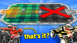 I challenged a pro to play with HALF the field