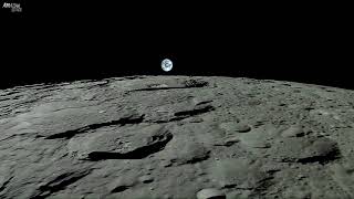 Earthrise   Planet Earth Seen From The Moon   Real Time Journey Across The Lunar Surface