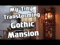 My TINY Transforming "Gothic Mansion" Apartment (Tour 500 sq ft of DIY Darkness!)