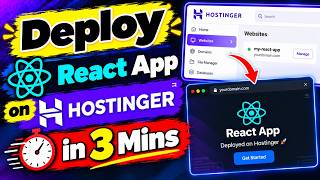 Deploy React App on Hostinger in 3 Mins