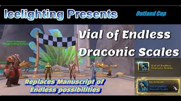 Vial Of Endless Draconic Scales Toy - Outland Cup - Replaces Manuscript of Endless Possibilities