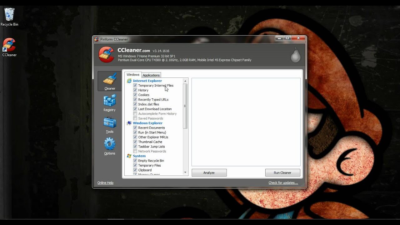 clean up my computer for free