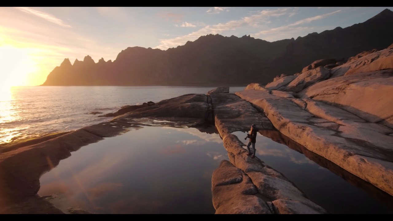 Senja, Norway. Midnight sun.