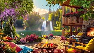 Good Morning Summer Fresh | Cottage by the Lakeshore | Peaceful Nature Sound for Relax & Rest