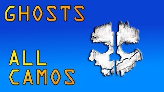 Call of Duty Ghosts - All Gun Camos