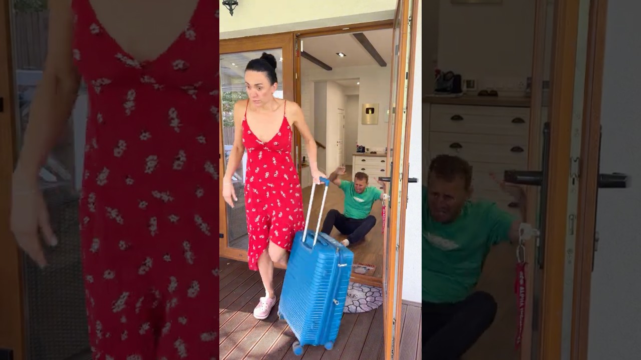 Someone had to help him focus. Funny family #couple #comedy #funny