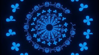 Background, moving blue abstract shapes, vj loop. - screenshot 3
