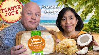Is Trader Joe's NEW Toasted Coconut Mini Sheet Cake Coconutty Enough?