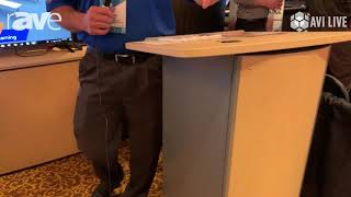 AVI LIVE: Spectrum Industries Shows Credenza, Slim Lectern and Pivot Premier Adjustable Work Station