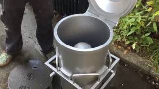 災害用ペールトイレの汚物洗浄器「リバーサー」の登場!