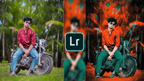 Lightroom black and red effect photoediting tutorial | lightroom backgroundcolour change preset