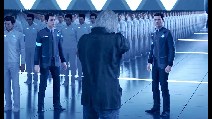 DETROIT BECOME HUMAN - Hank recognizes and kills f...