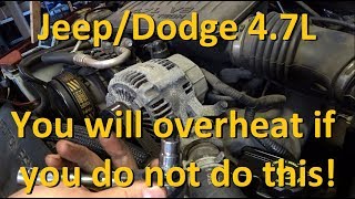 How to Bleed a  Radiator - Jeep/Dodge 4.7L