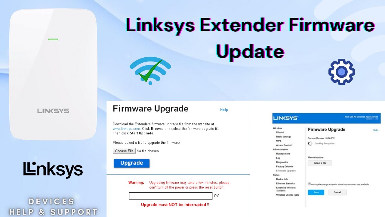Linksys Extender Firmware Update easy & short guide | How to update linksys extender firmware