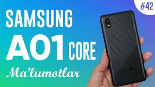 Samsung Galaxy A01 Core Haqida Malumotlar
