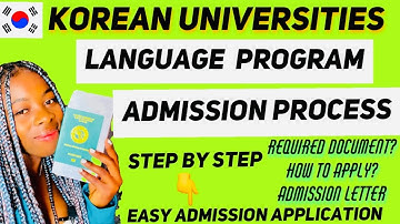 How to Apply for Korea University Language Program Admission process (Apply now)/moving to Korea