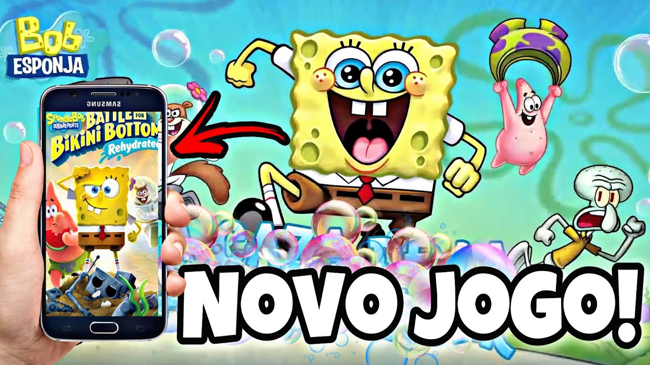 VIREI O BOB ESPONJA NO NOVO JOGO BOB ESPONJA PARA CELULAR! PETER TOYS ...