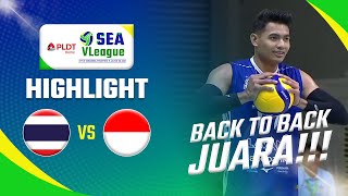 Highlight SEA VLeague 2023 Thailand VS Indonesia 2 - 3