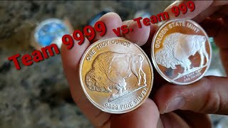 999 vs 9999 Silver Rounds