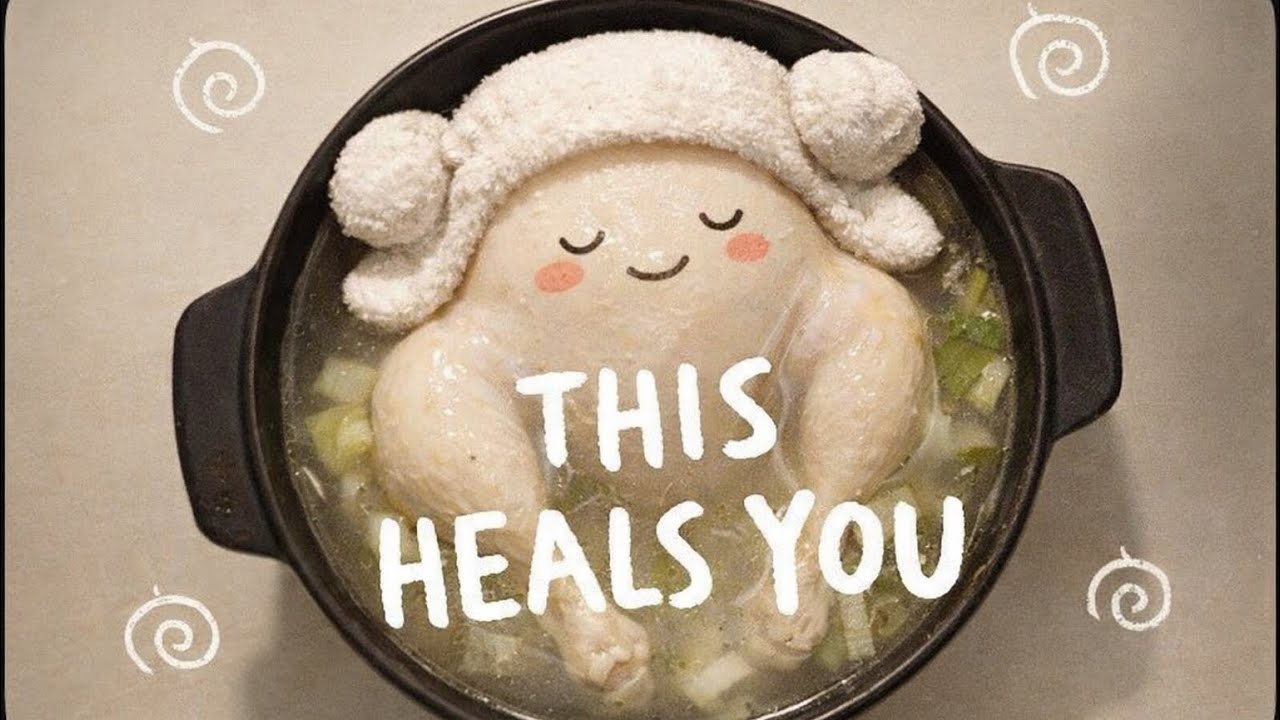 Мой любимый самгетхан (корейский куриный суп с женьшенем)