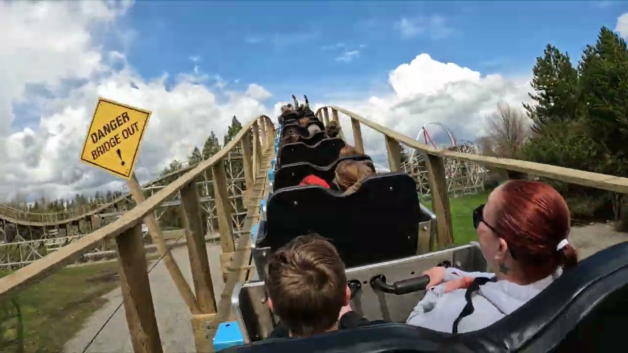 Tremors Back Row POV | Silverwood Theme Park 2022