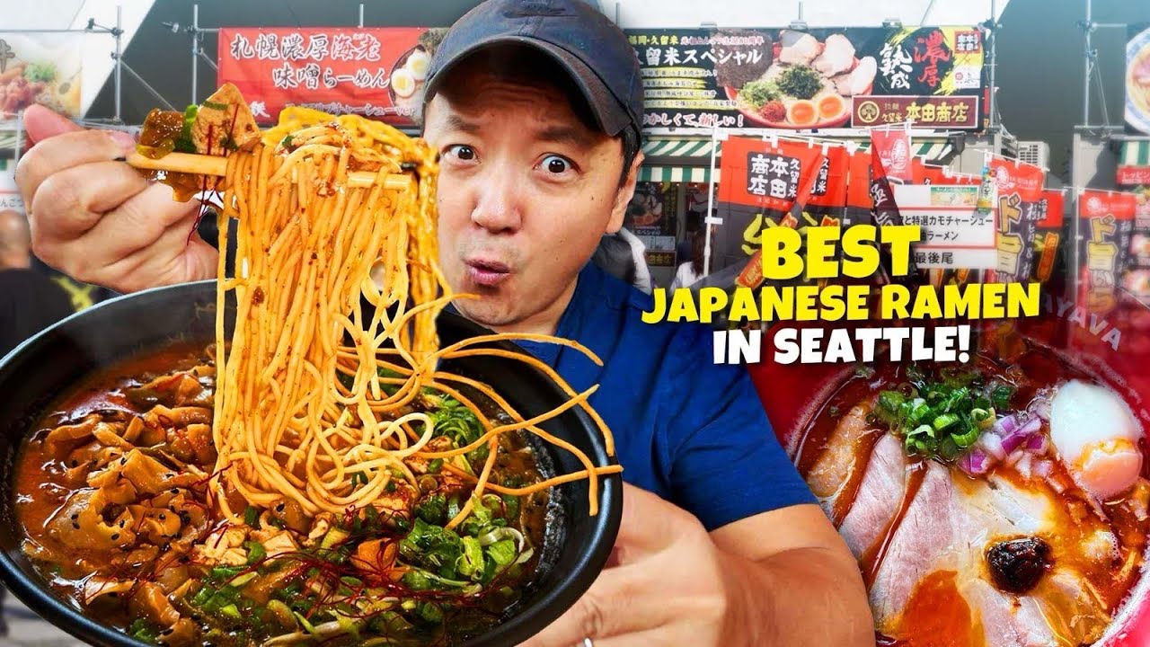 24 Hours Eating at Seattle’s BEST Ramen Shops!   ULTIMATE Noodle Tour!