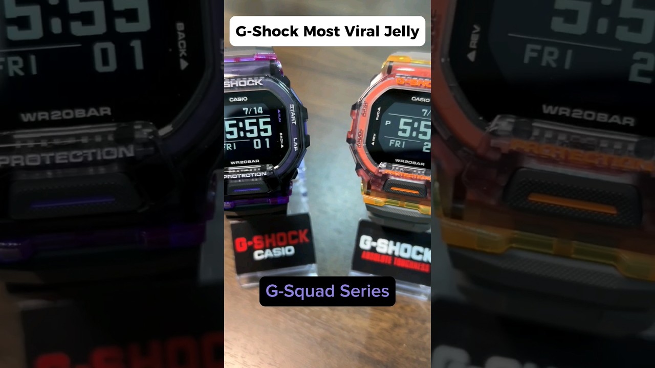 G-Shock Most Viral G-Squad Jelly Series, GBD-200SM-1A5 & GBD-200SM-1A6. Which one you like?😄 