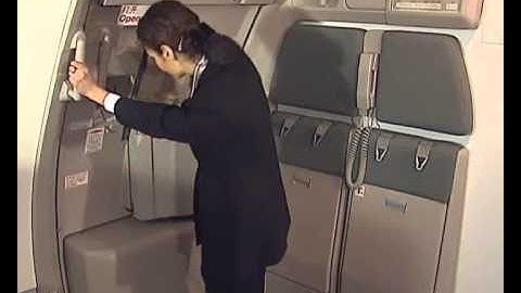 AIRBUS Normal Door Opening And Closing Operation (İnside)