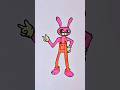 How to draw jax in amazing digital circus shorts ytshorts amazingdigitalcircus jax drawing