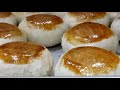 肉鬆餅,蒜頭餅/Dried meat floss Muffins,Garlic Mooncake -台灣街頭美食-鹿港美食