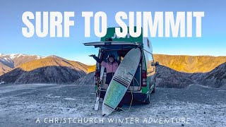 Surfing and Skiing in the same day! An epic winter adventure in Christchurch, New Zealand