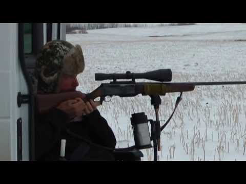 Quadriplegic Shooting Browning 300 Magnum Rifle