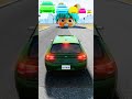 Big and Small Cars🚘 vs Barrier🔥