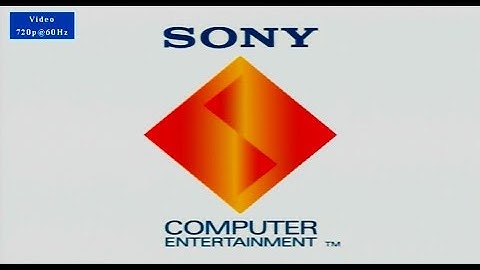 Original Sony PlayStation (PS1) Startup Screen