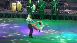 Final  Con Orquesta, Pareja dos Elite Cabaret, En el  Festival Mundial de Salsa Cali 2023.