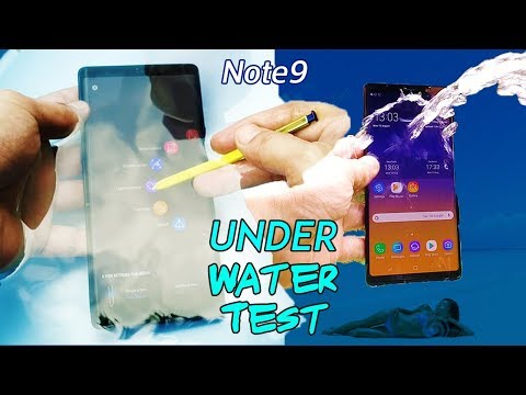 🧜‍♀️Let&rsquo;s S-Pen it Underwater!! Samsung Galaxy Note 9 Waterproof Test!