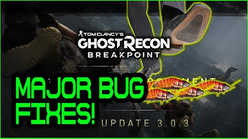Major Bug HIGHLIGHTS for TU 3.0.3 Nov 9 🞔 No Commentary 🞔 Ghost Recon Breakpoint