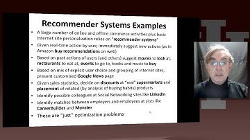 Big Data Course Spring Unit 16 Lesson 1  Recommender Systems as an Optimization Problem 720p