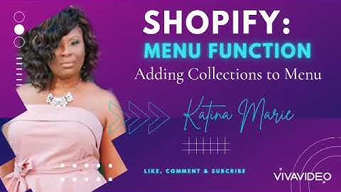 Shopify: Menu Function on adding collections to menu