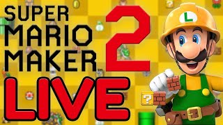 MARIO MAKER 2 VIEWER LEVELS (we beat perfect run!)