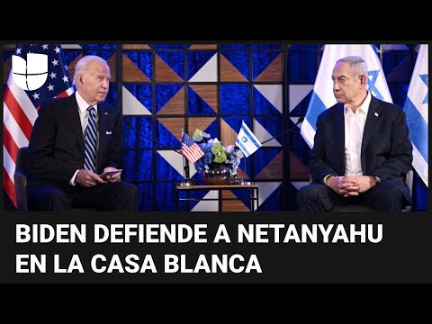 Joe Biden se pronuncia sobre la solicitud de orden de detención contra Netanyahu