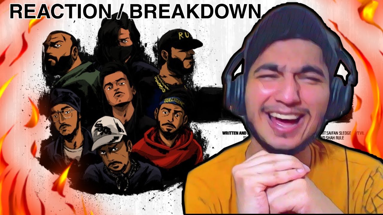 GULLY GANG CYPHER - Aavrutti, D'Evil, Shah Rule, Karan Kanchan | REACTION | PROFESSIONAL MAGNET |