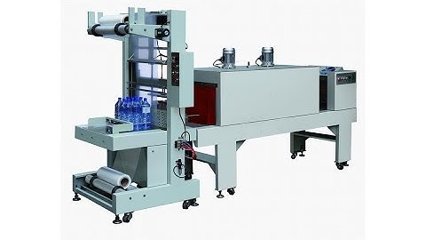 Bottle Shrink Wrapping Machine, Shrink Wrap Water Bottles, Web Sealer With Shrink Tunnel Machine