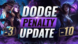 Huge Update Dodge Penalty Nerfs Changed League Of Legends Season 10 Youtube