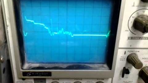 Signal from back lowpass buck converter.