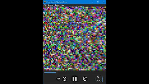 Binary Waterfall - splwow64.exe read as audio and video