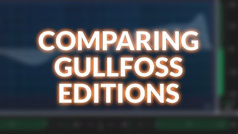 Comparing Gullfoss Editions