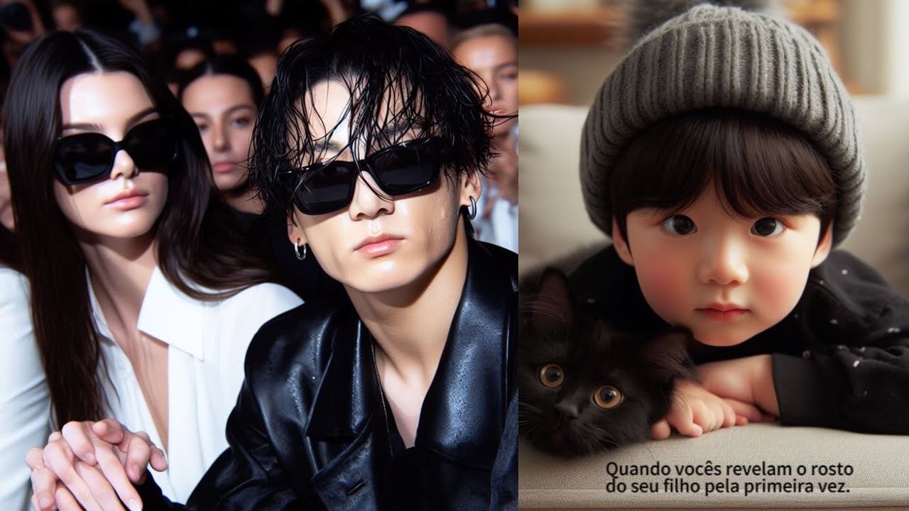 {✨} Quando vocês revelam o rosto do seu filho pela primeira vez. — Imagine Jungkook.